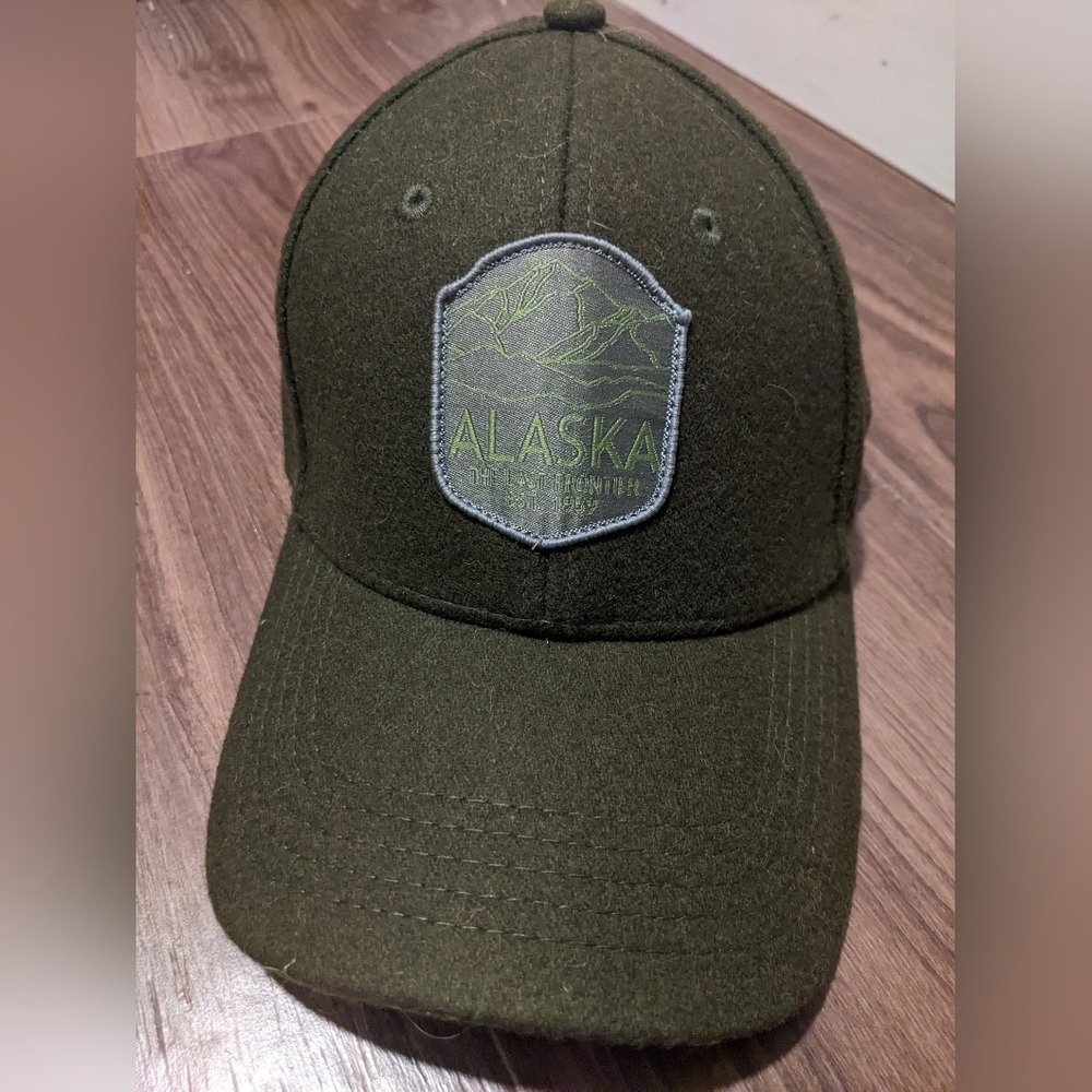 Arctic Circle Ent. - Alaska the Last Frontier Patch Wool Baseball Cap | OSFA